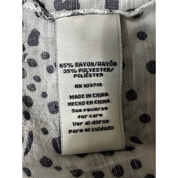 Zac & Rachel Women’s Top Blouse 1X Plus Size Flowy Elastic Neckline Long Sleeve - Picture 12 of 13